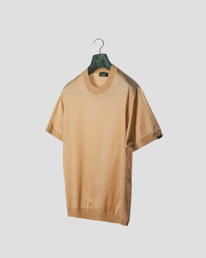 Cream Scotland thread T-Shirt