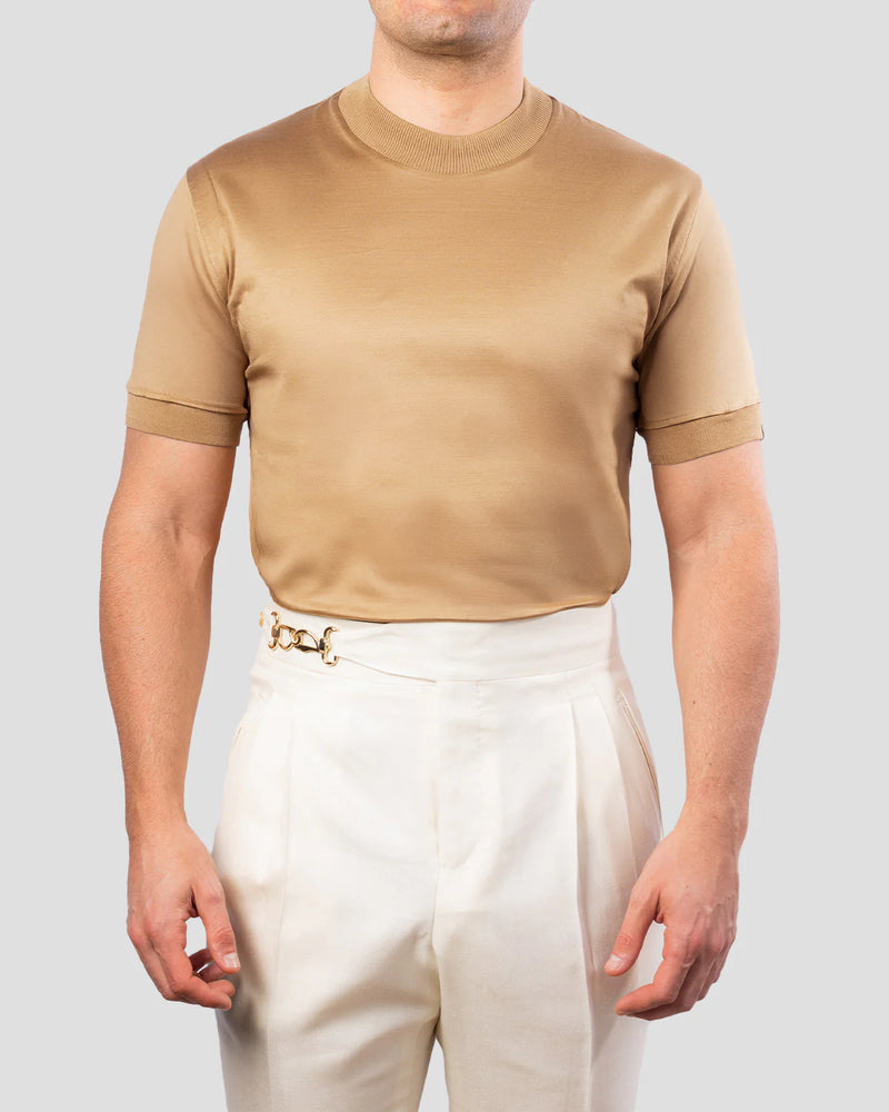 Cream Scotland thread T-Shirt