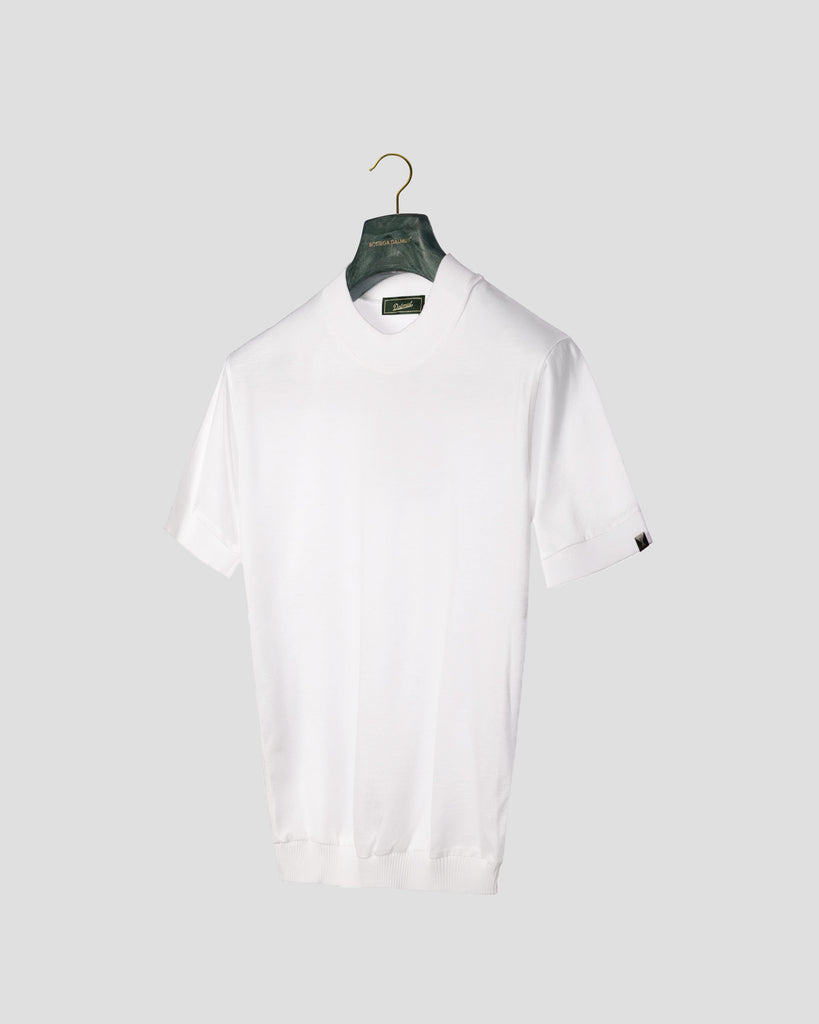 White Lisle T-Shirt