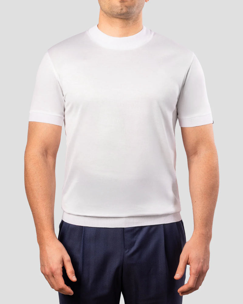 White Lisle T-Shirt