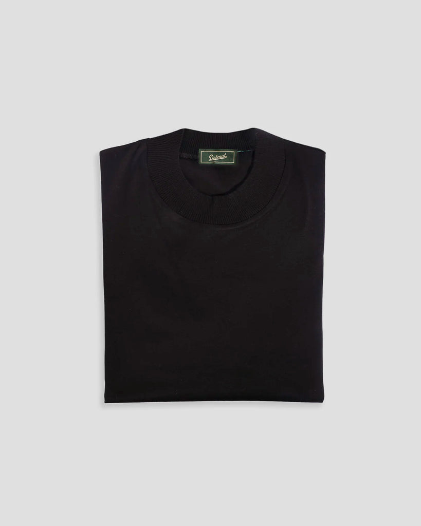 Primo Filo T-Shirt Nero in cotone, Bottega Dalmut, foto 2