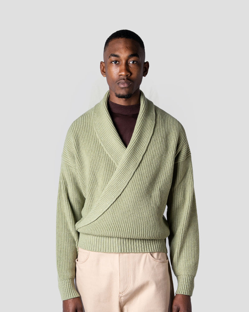 Maglione Kimono Pistacchio