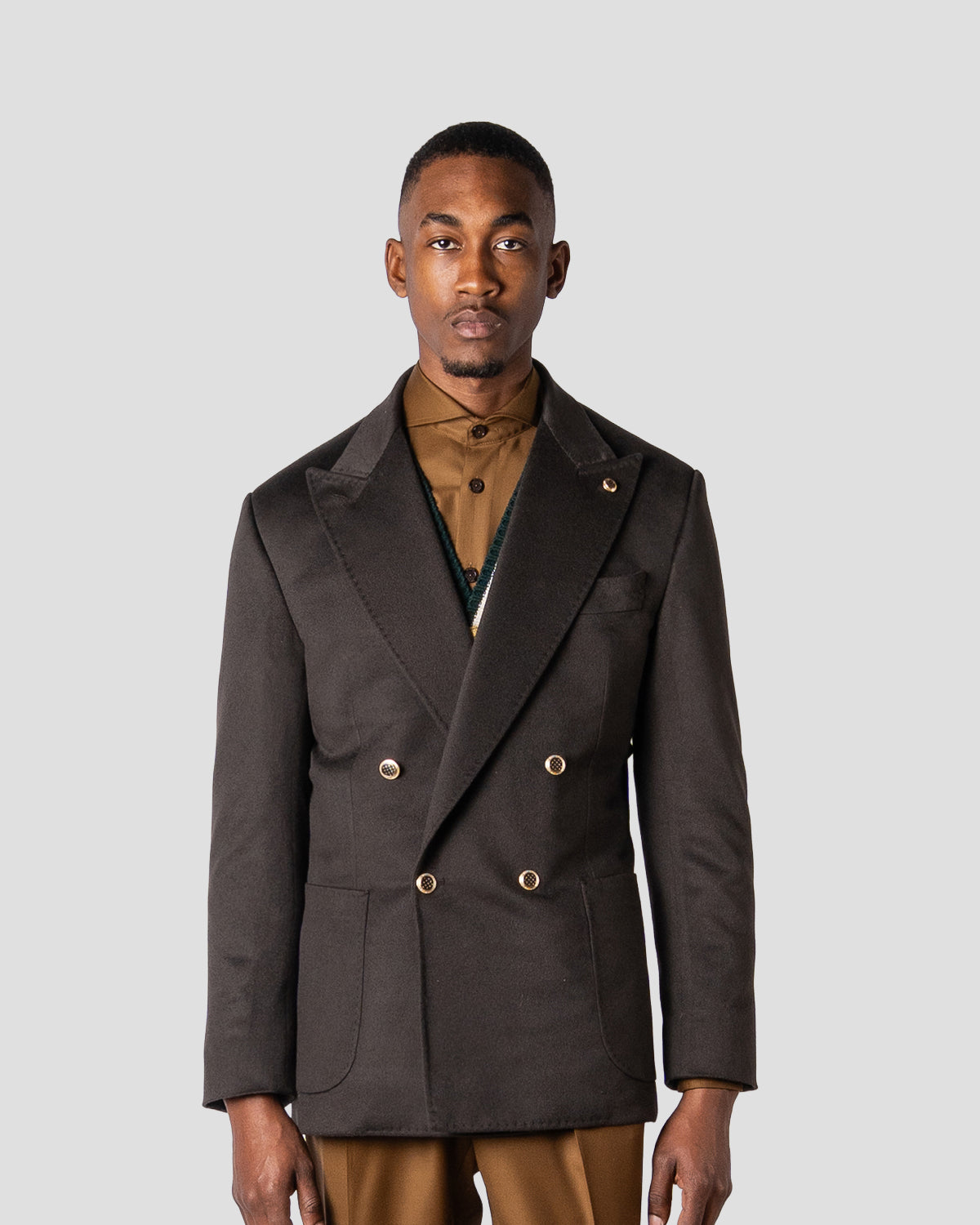 Blazer Doppiopetto Cashmere Moro