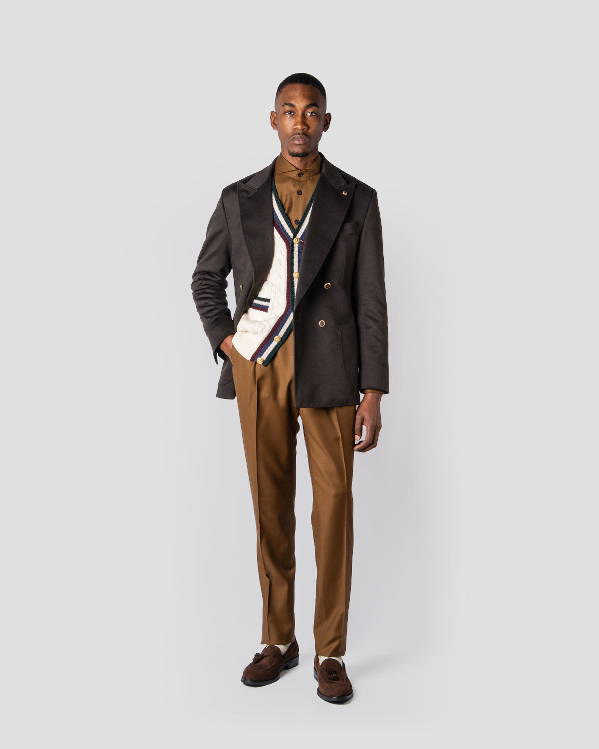 Blazer Doppiopetto Cashmere Moro