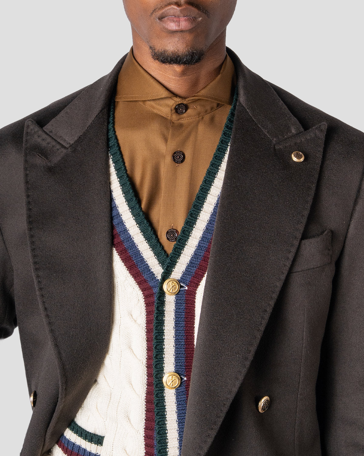 Blazer Doppiopetto Cashmere Moro