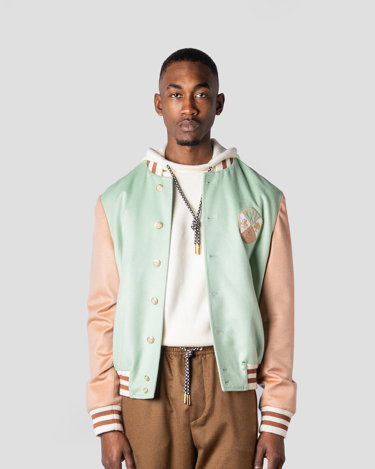 Varsity College Cashmere verde