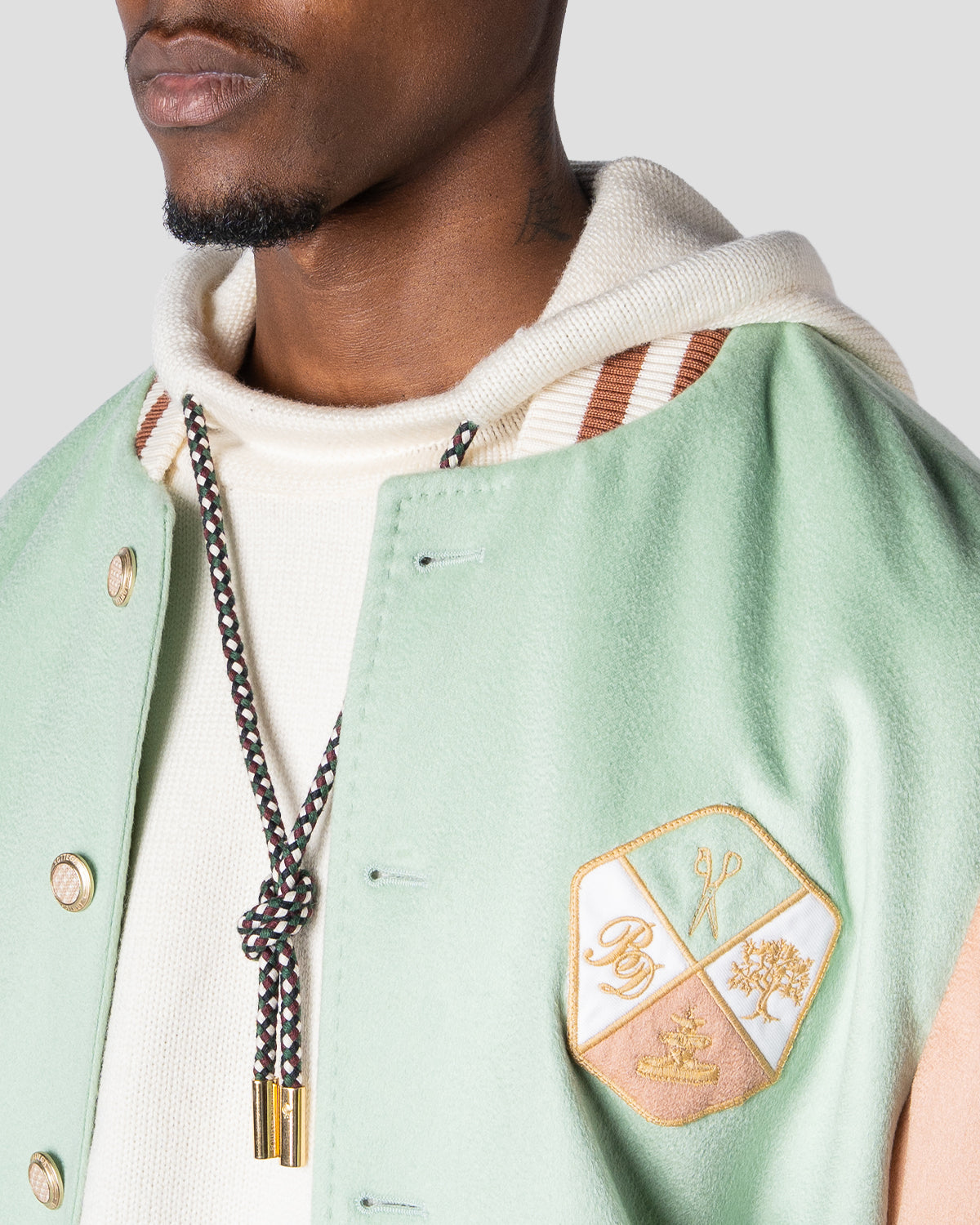 Varsity College Cashmere verde