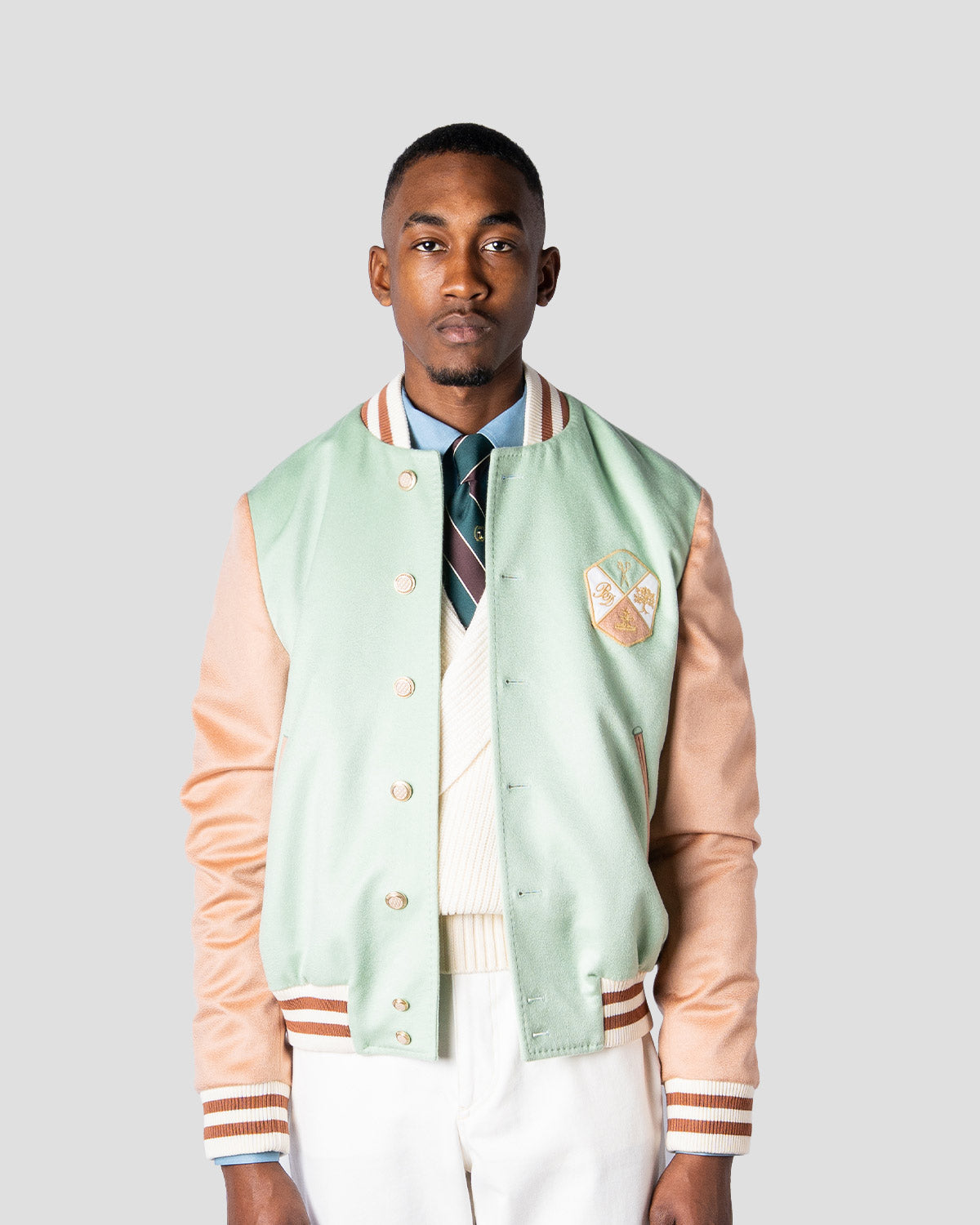 Varsity College Cashmere verde