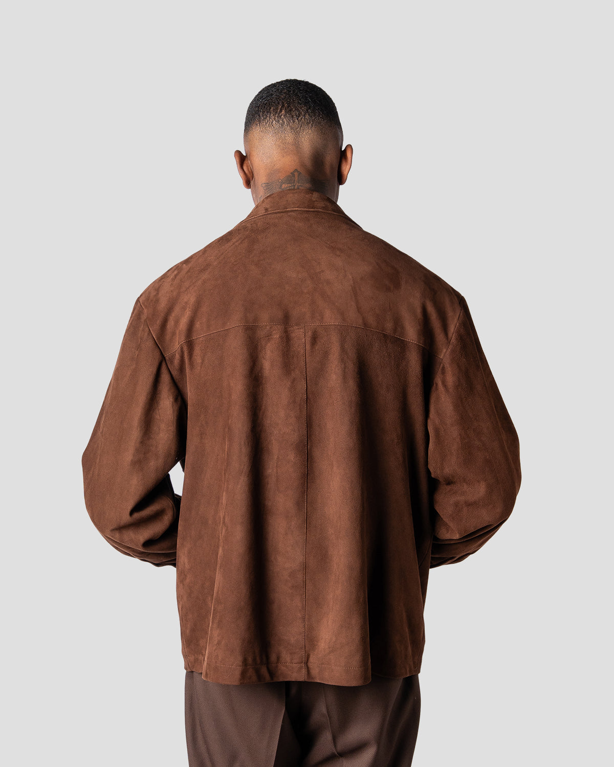 Overshirt Safari Camoscio Moro