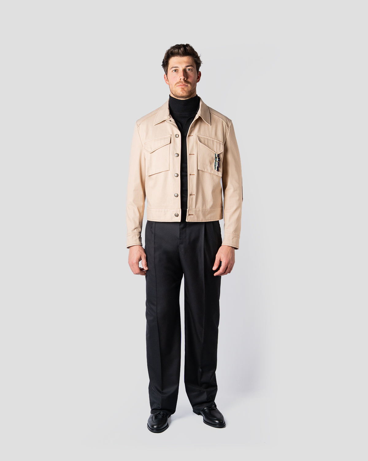 Giubbotto Board Denim Beige, Bottega Dalmut, foto 8