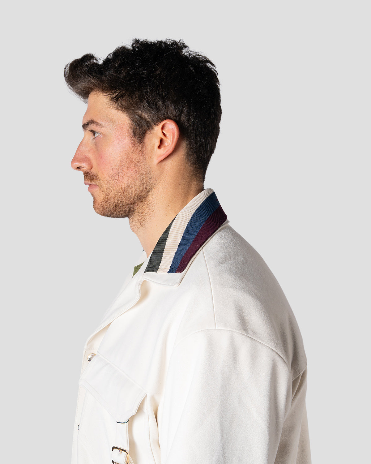 Camicia Board Camoscio Bianca