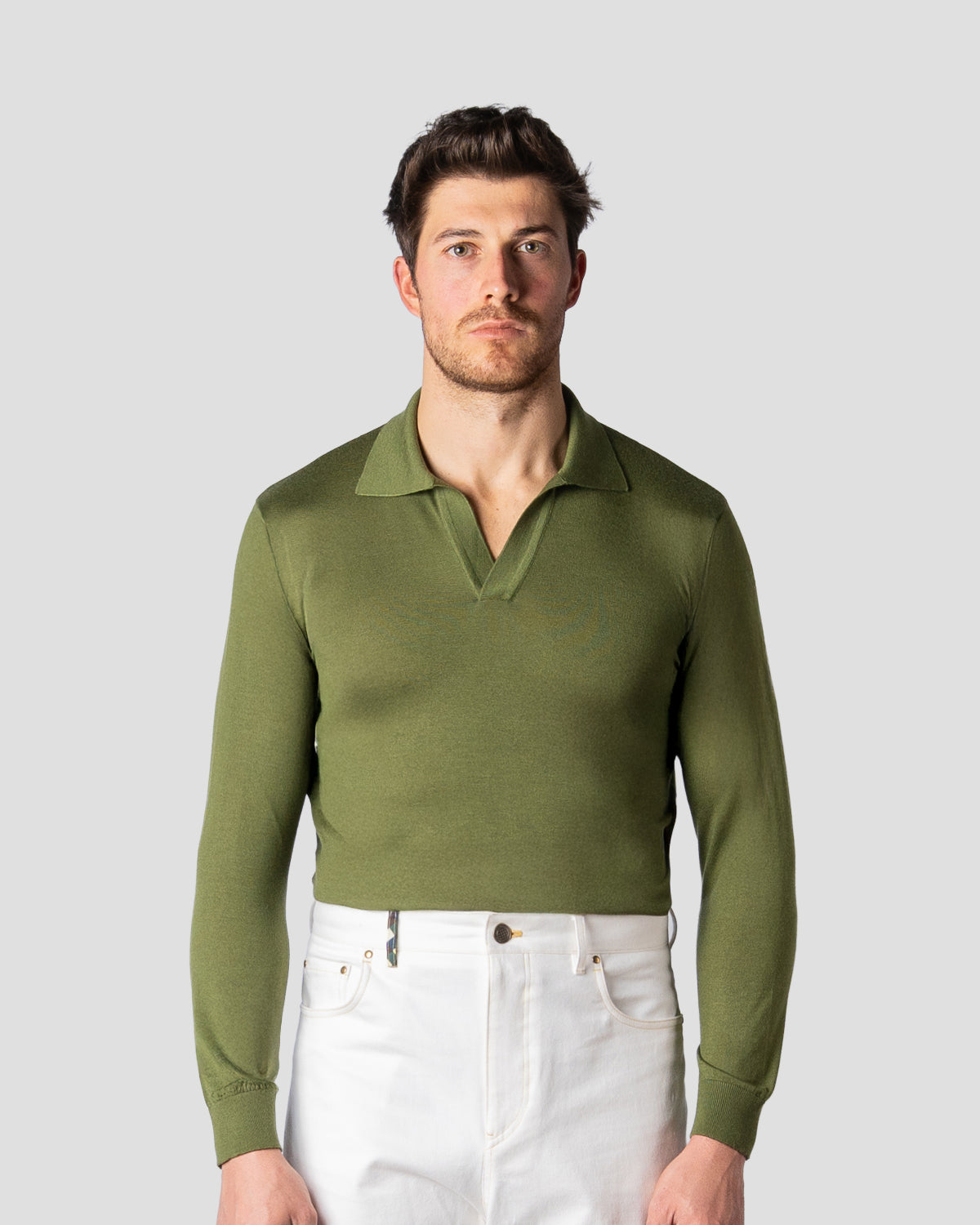 Polo Golf Pistacchio Manica Lunga