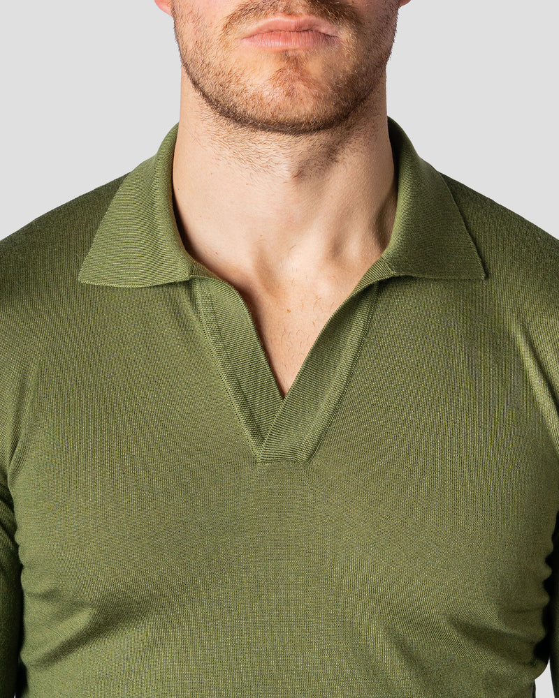 Polo Golf Pistacchio Manica Lunga