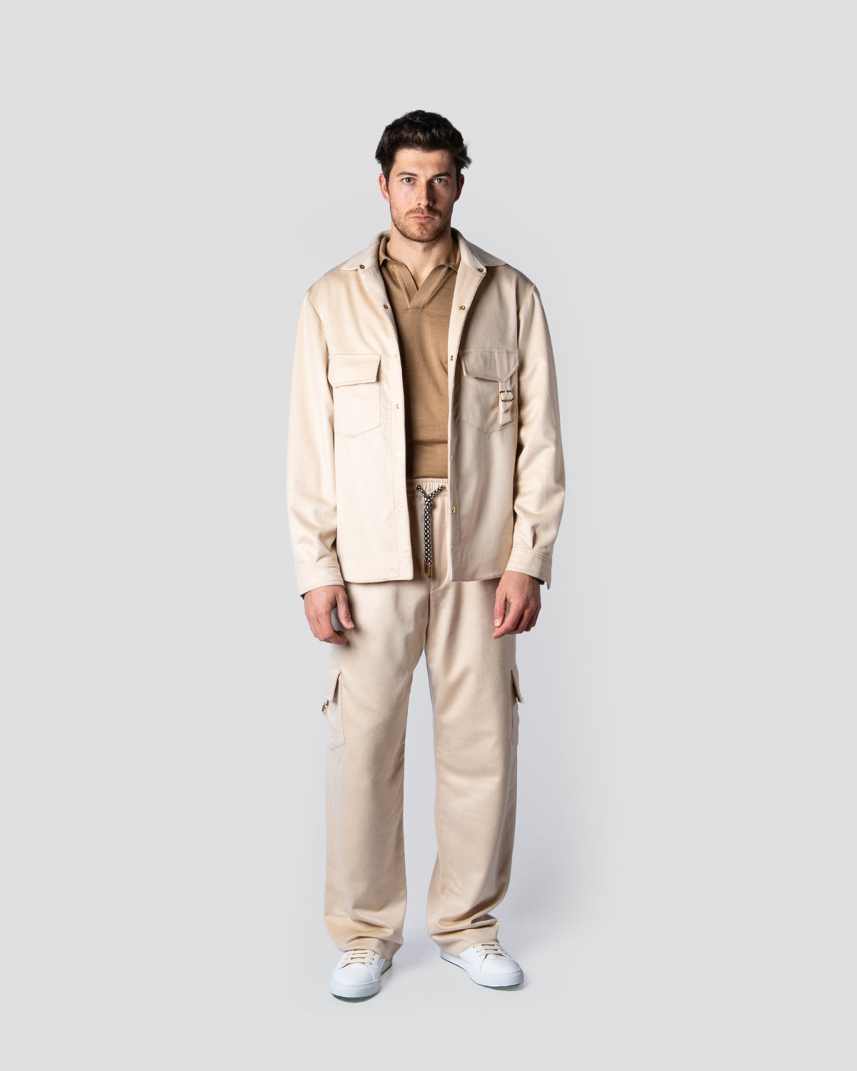 Overshirt Safari Cashmere Burro
