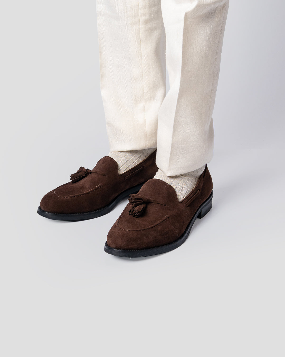 Mocassino Butterfly Camoscio Chocolate