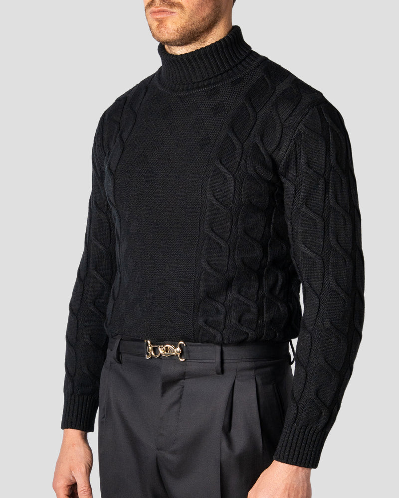 Treccione Rombi nero