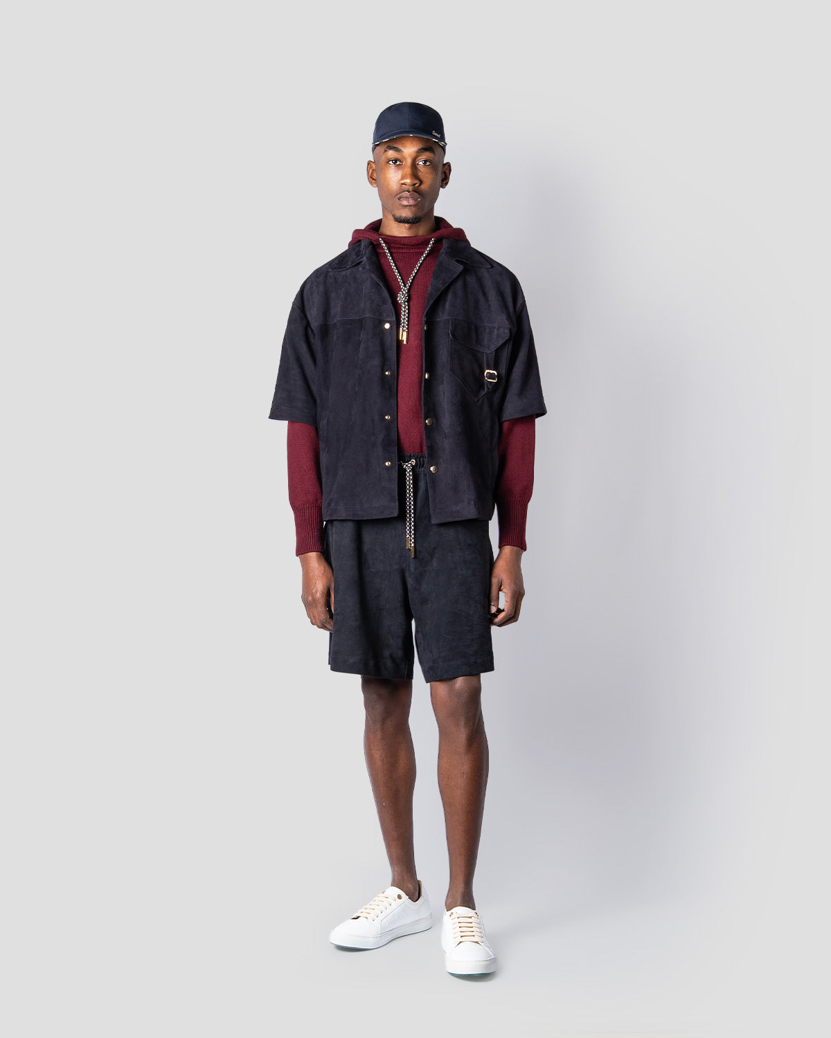 Camicia Board Camoscio Oltremare