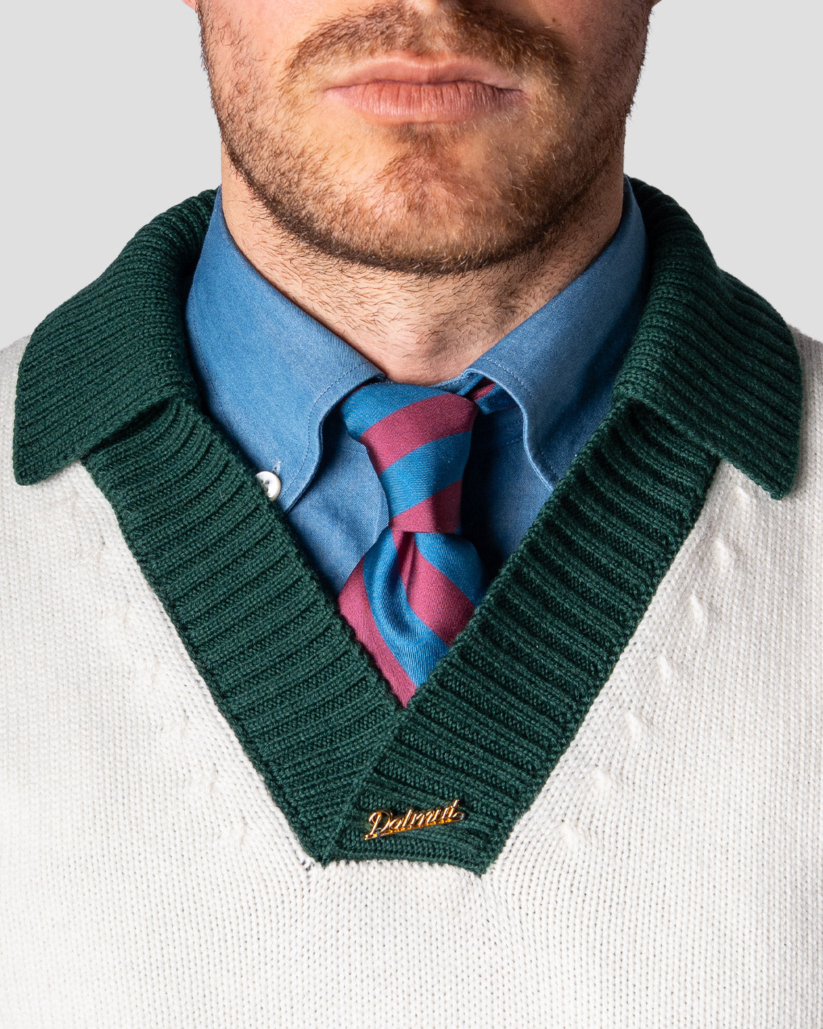 Camicia Denim Scuro Button Down