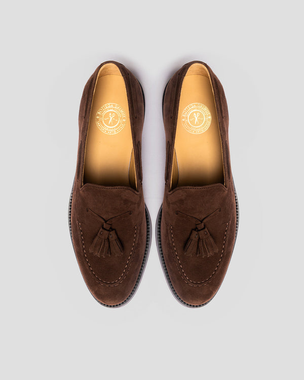 Mocassino Butterfly Camoscio Chocolate