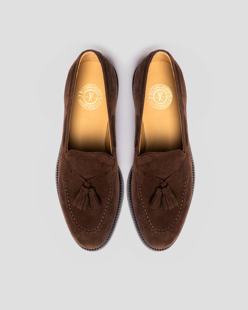 Mocassino Butterfly Camoscio Chocolate