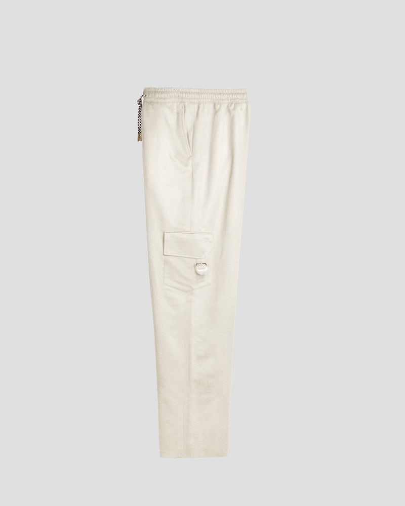 Pantaloni Cargo Cashmere Burro