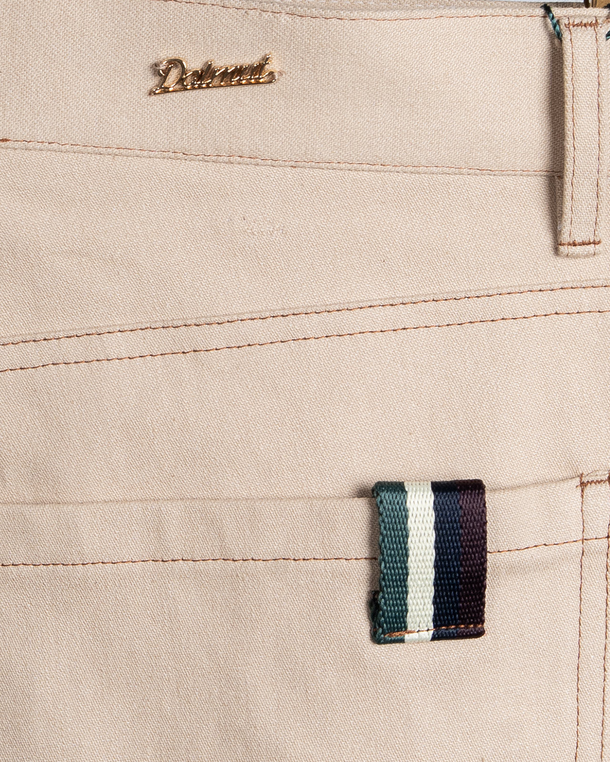 Pantaloni Balloon Denim Beige