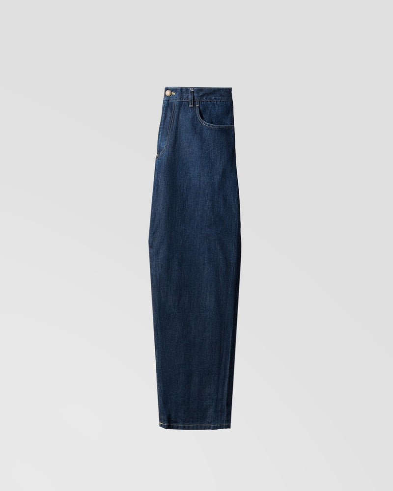 Pantaloni Balloon Denim Blu