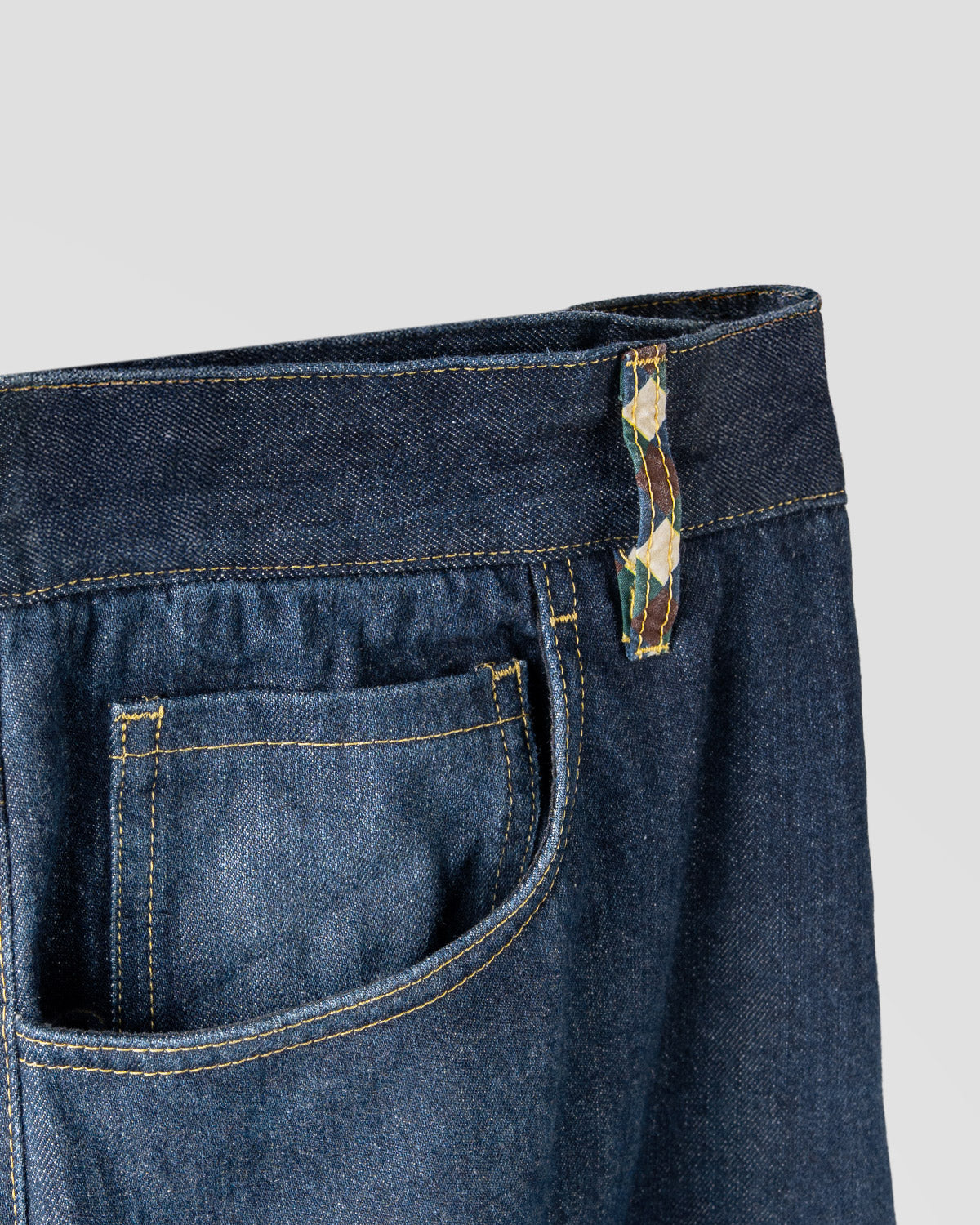 Pantaloni Balloon Denim Blu