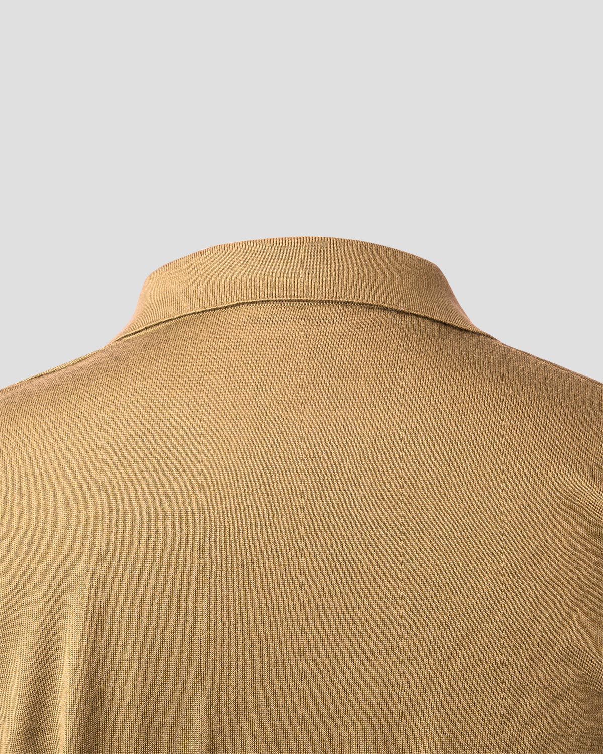 Polo Golf Cammello Manica Lunga