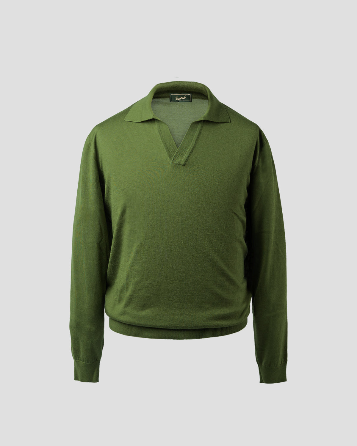 Polo Golf Pistacchio Manica Lunga — Bottega Dalmut