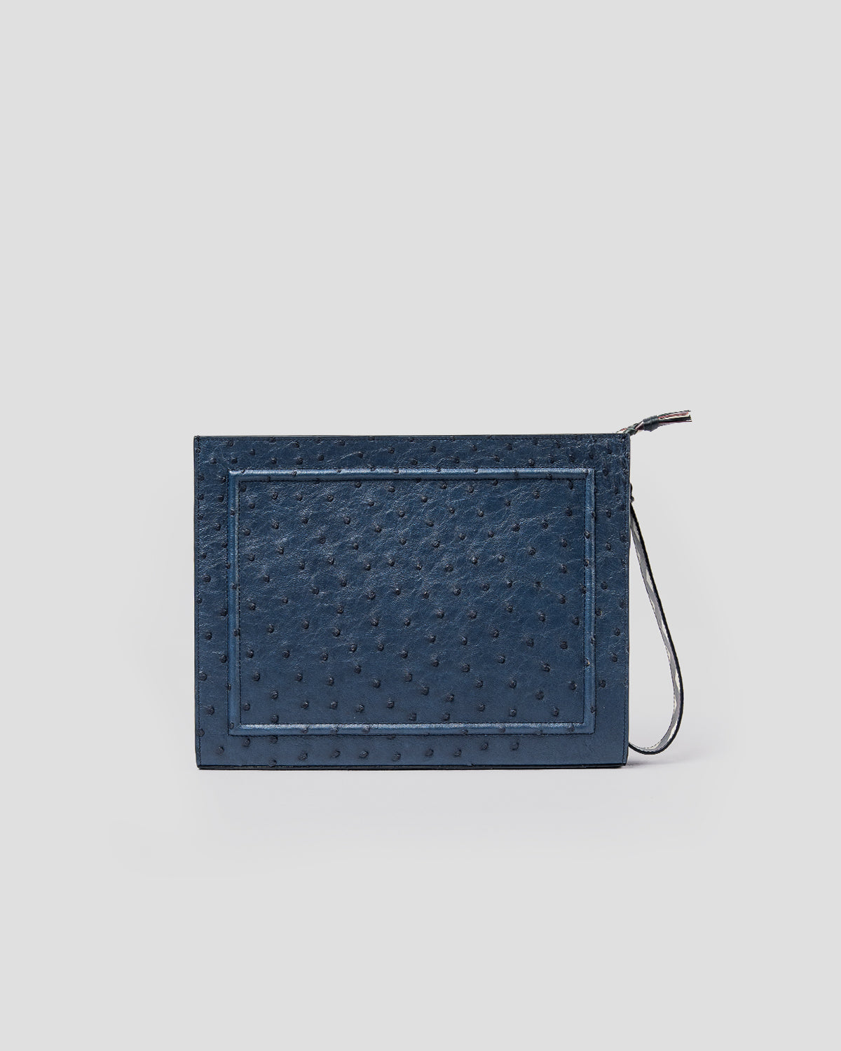 Travel pochette Struzzo Iris blue