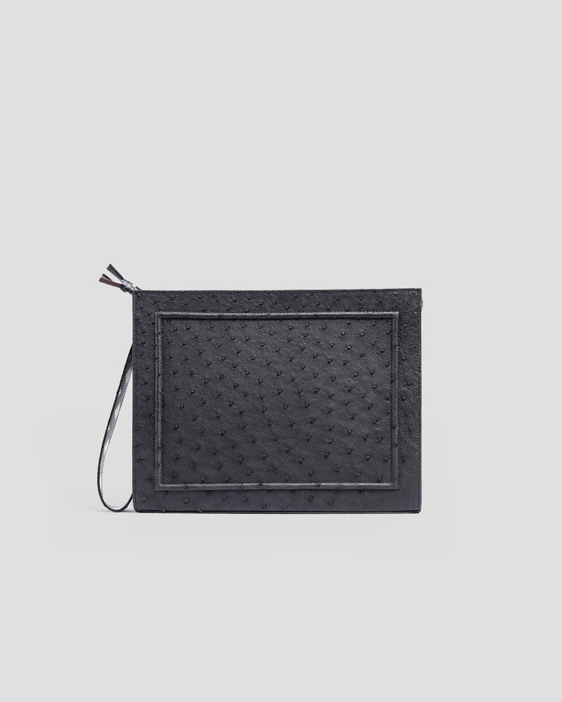 Travel pochette Struzzo Nera