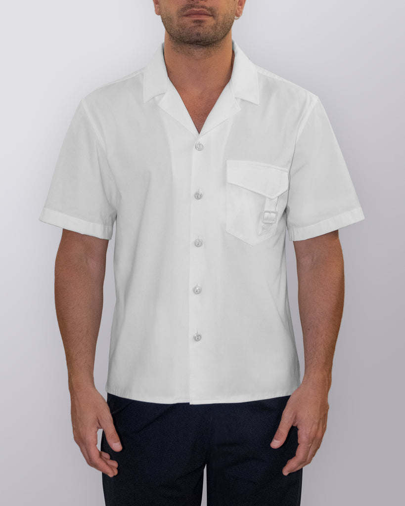 Camicia Board Jersey Bianco