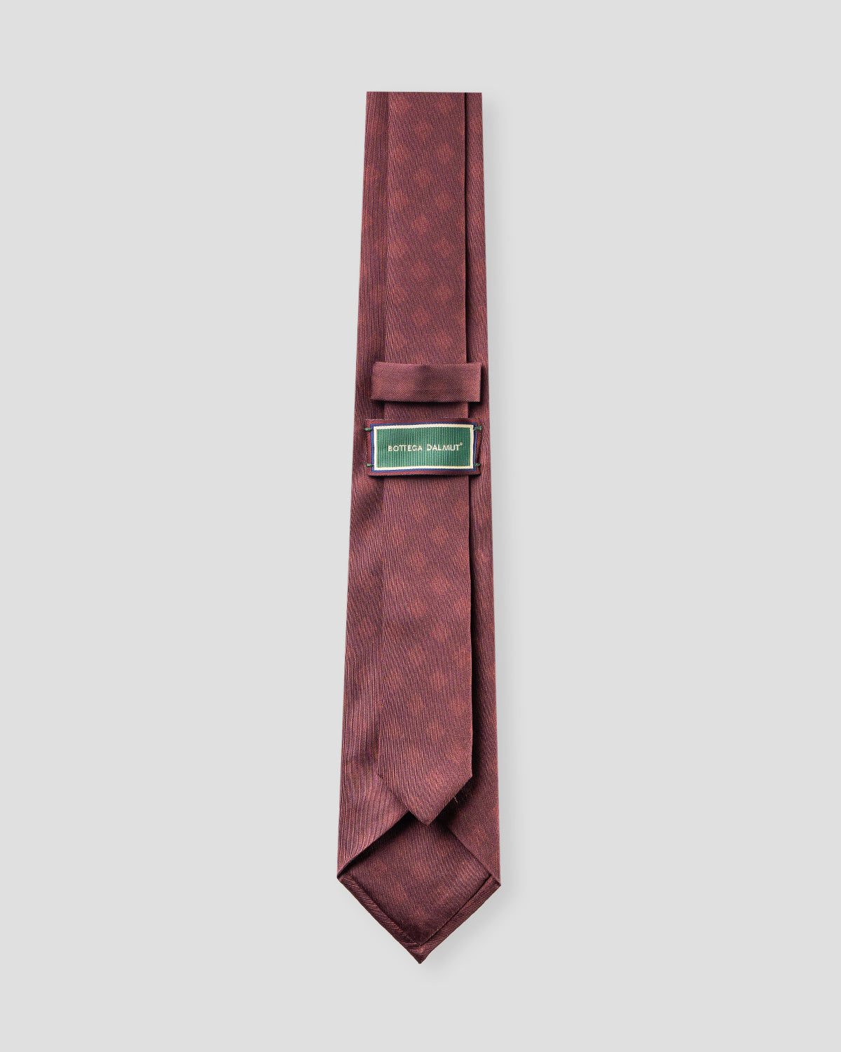 Blue silk tie with orange squares