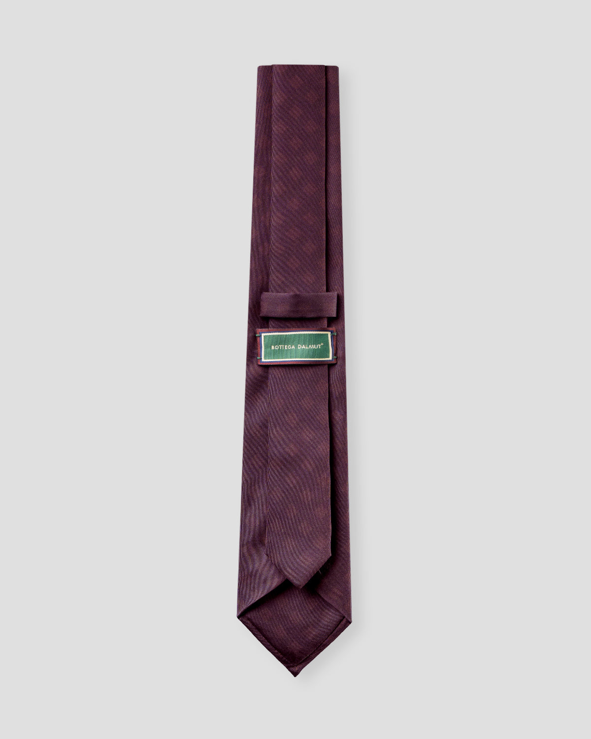 Blue silk tie with orange squares