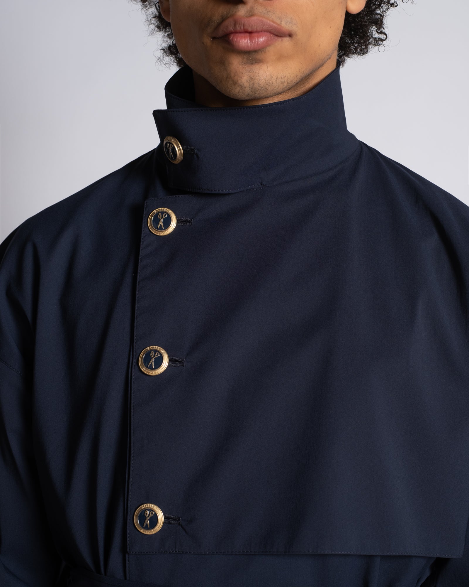 Trench Lungo T-WAY Rain-System Blu Navy