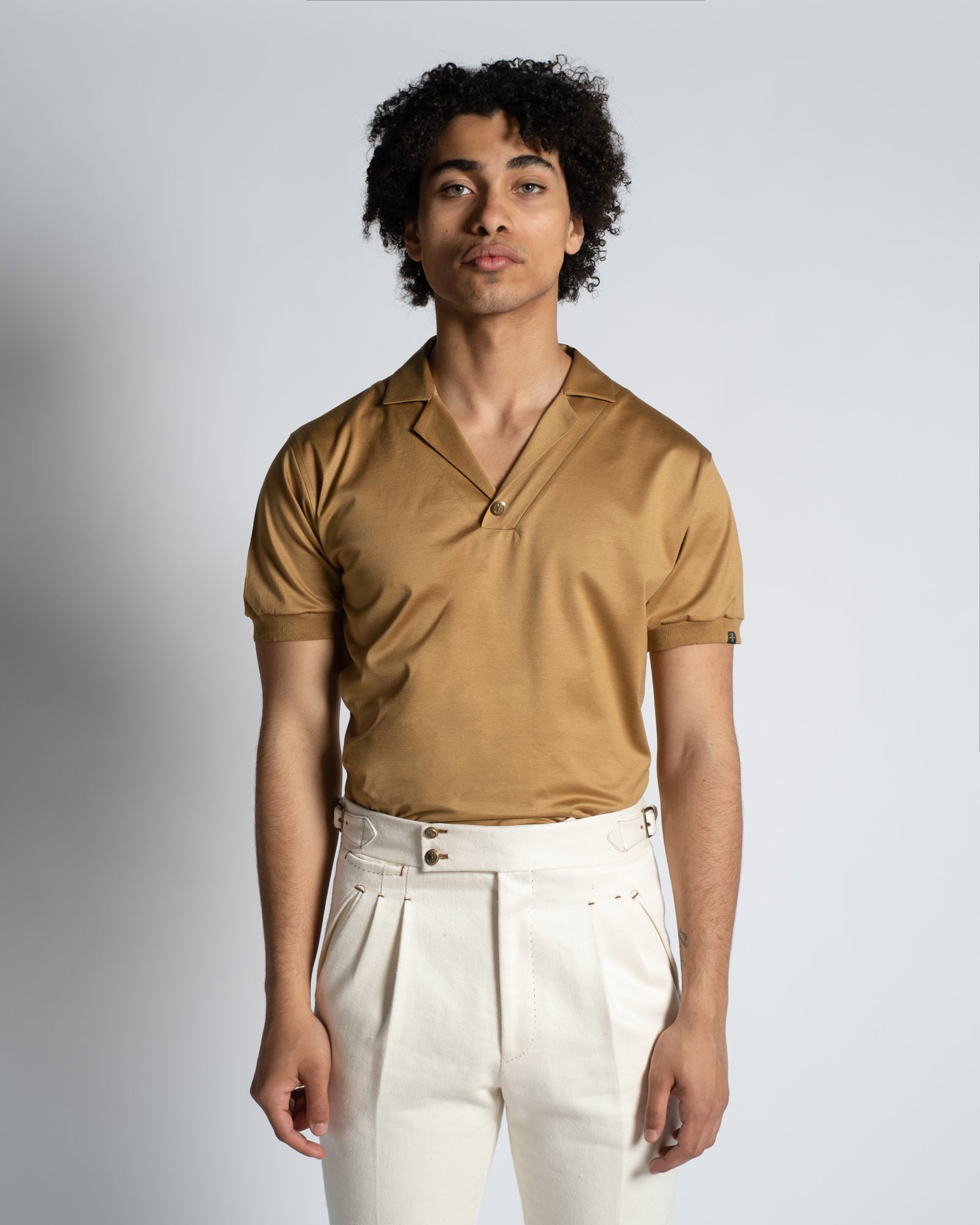 White Safari Polo