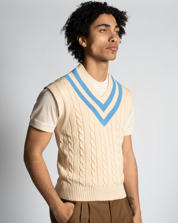 CRICKET JUMPER BLUE