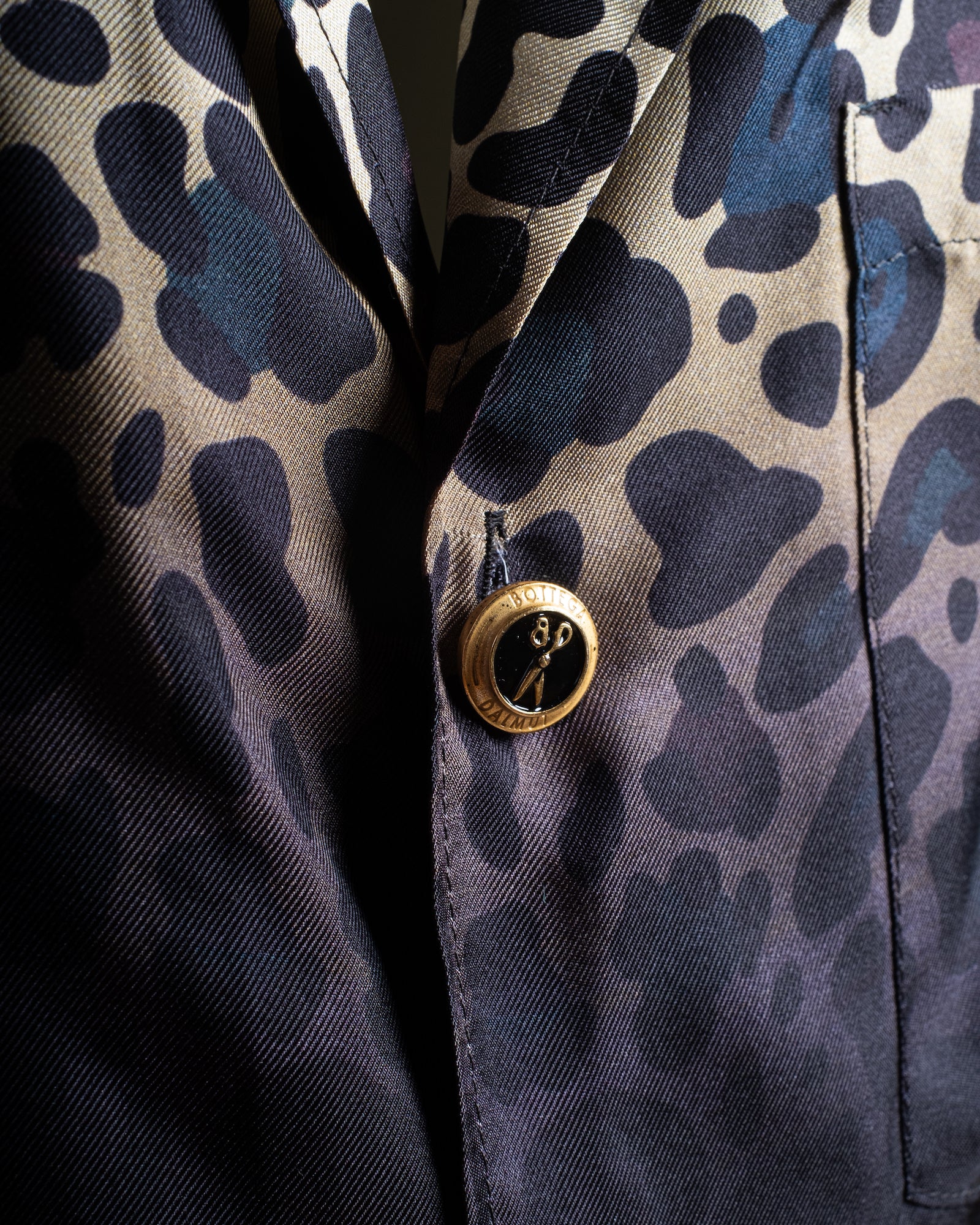 Camicia Board in Seta Animalier