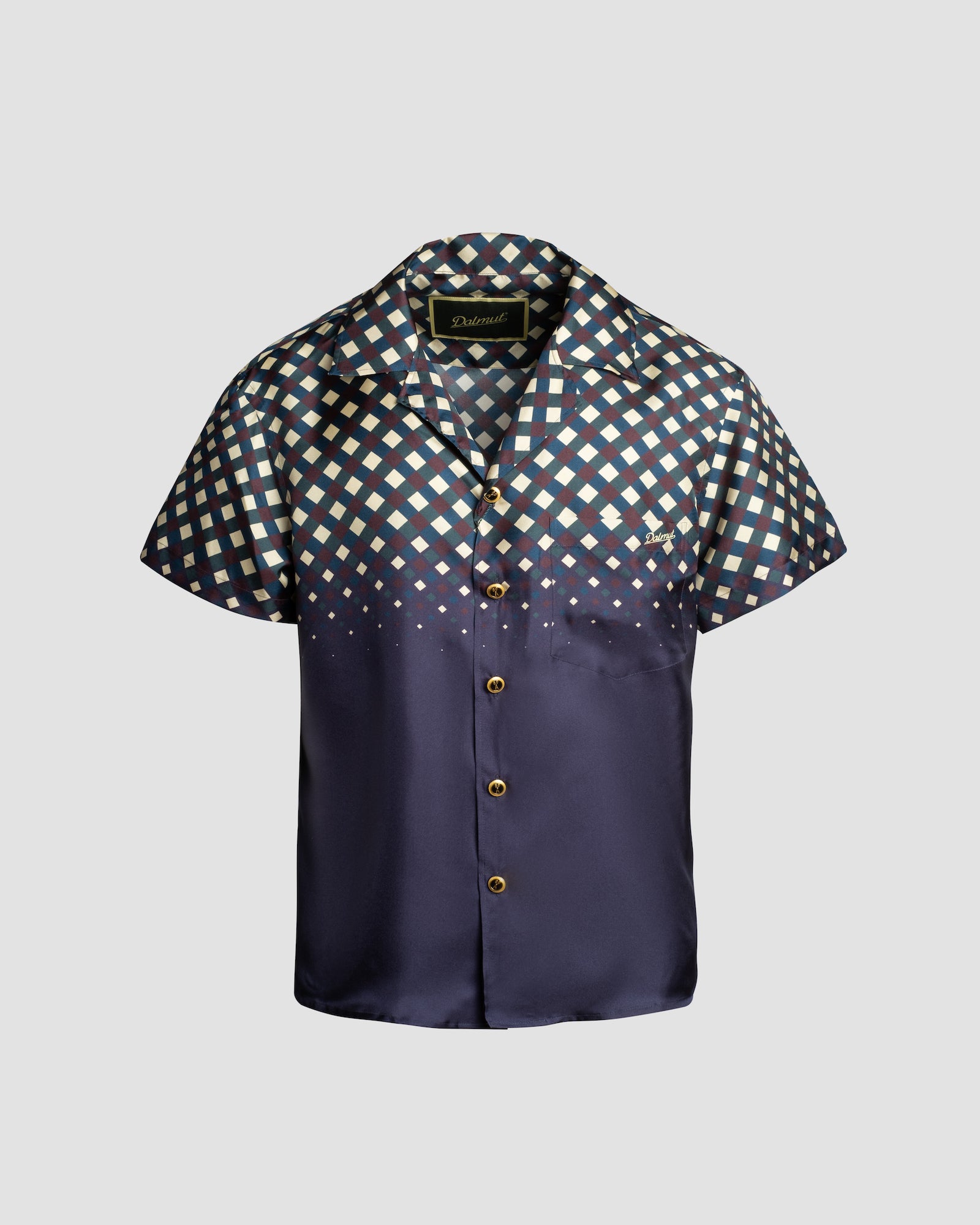 Camicia Board in Seta Blue D