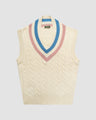 Cricket in Cotone Panna Celeste/Rosa, Bottega Dalmut