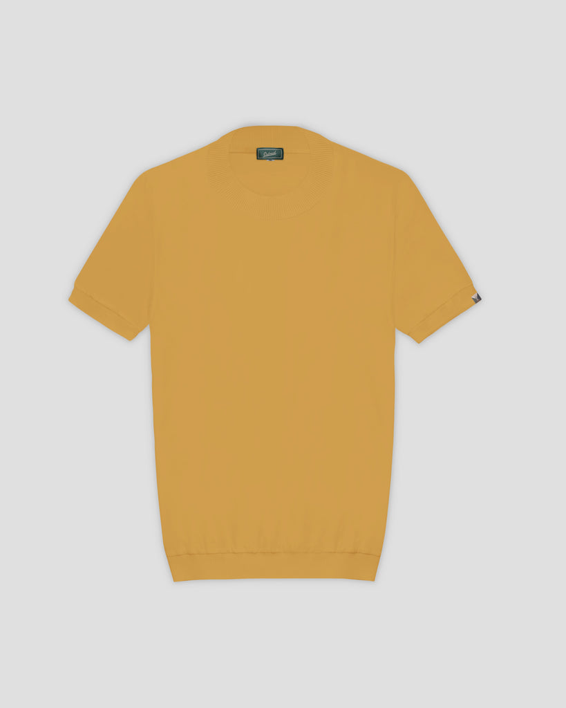 T-Shirt in filo di Scozia Oro
