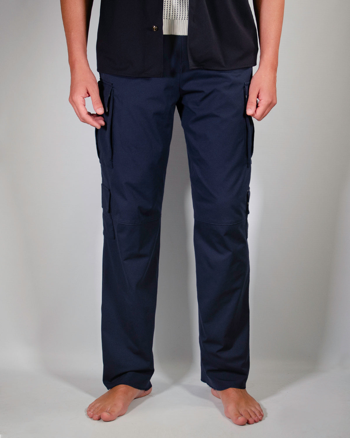 Pantaloni Cargo Blu