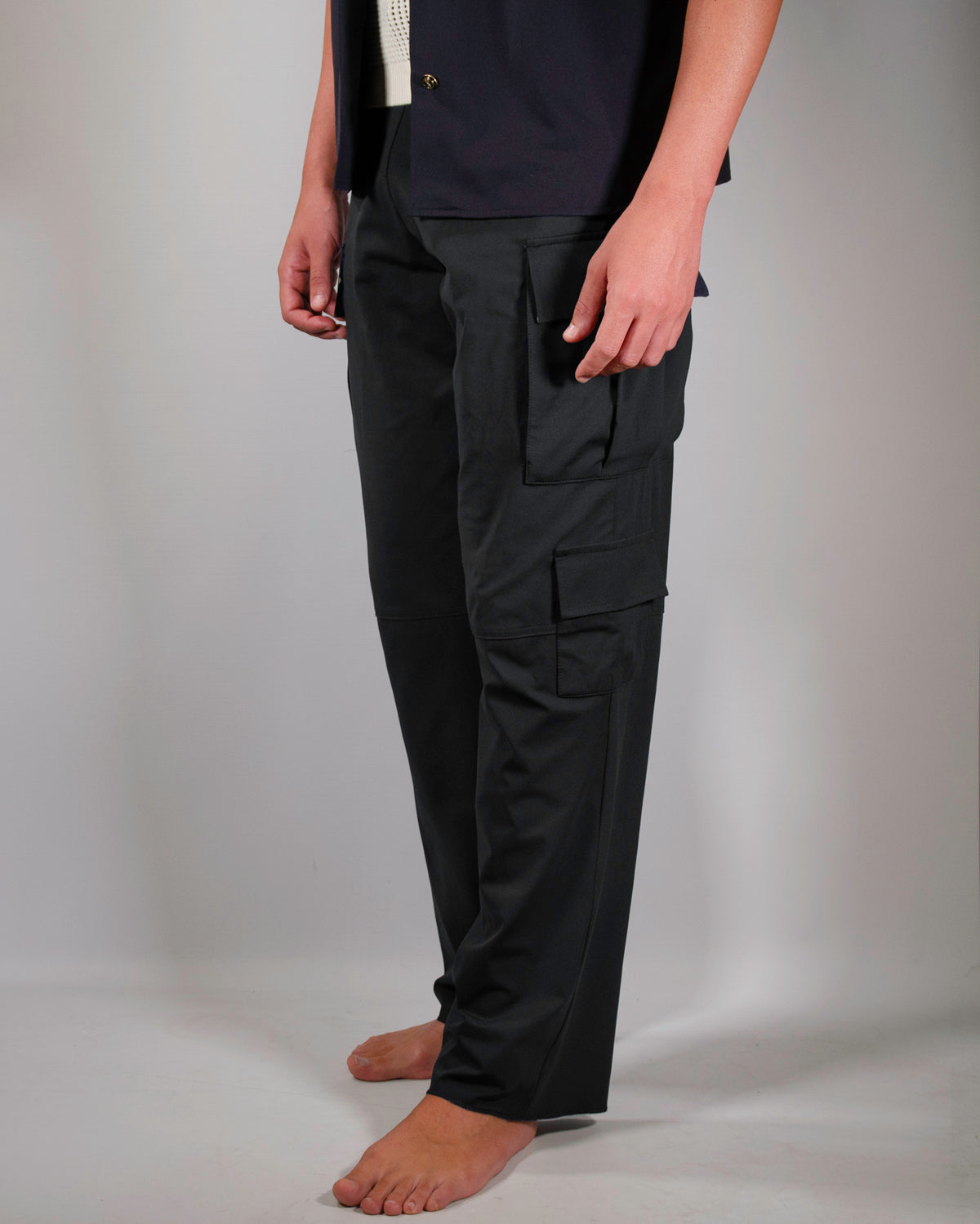 Pantaloni Cargo Nero