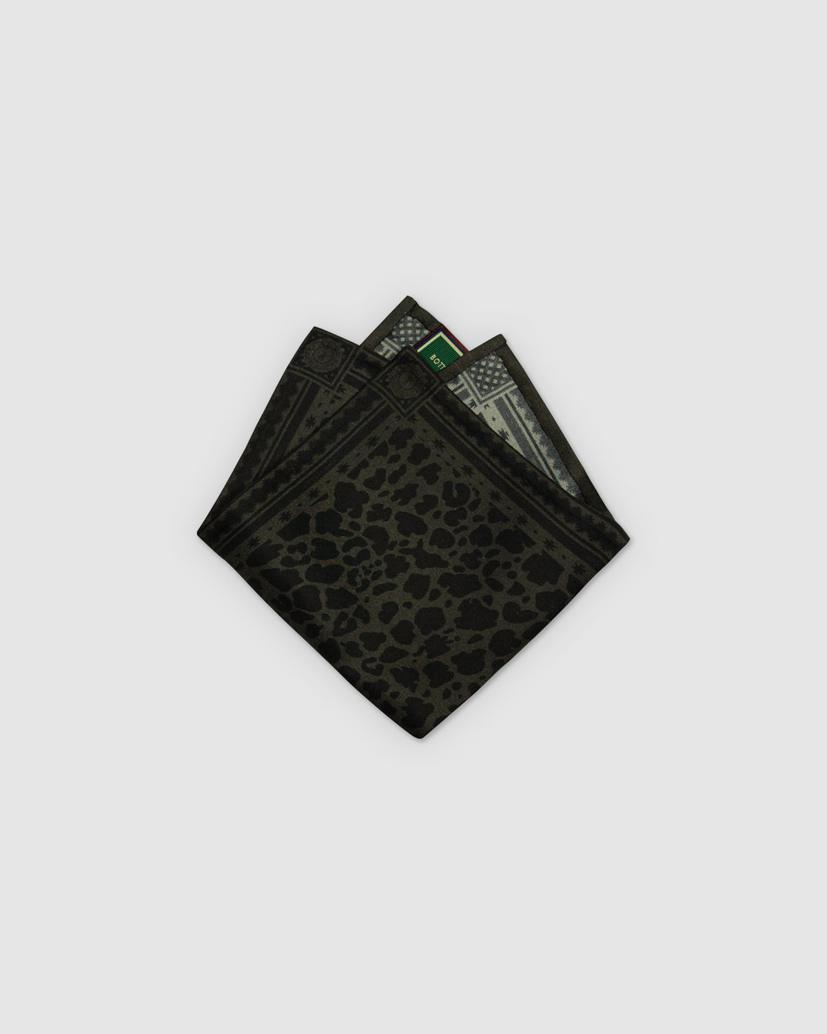 Pocket Square Animalier Black House