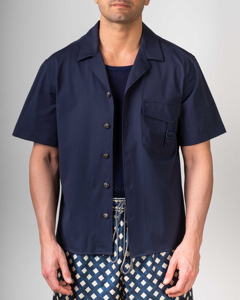 Camicia Board Jersey Blu