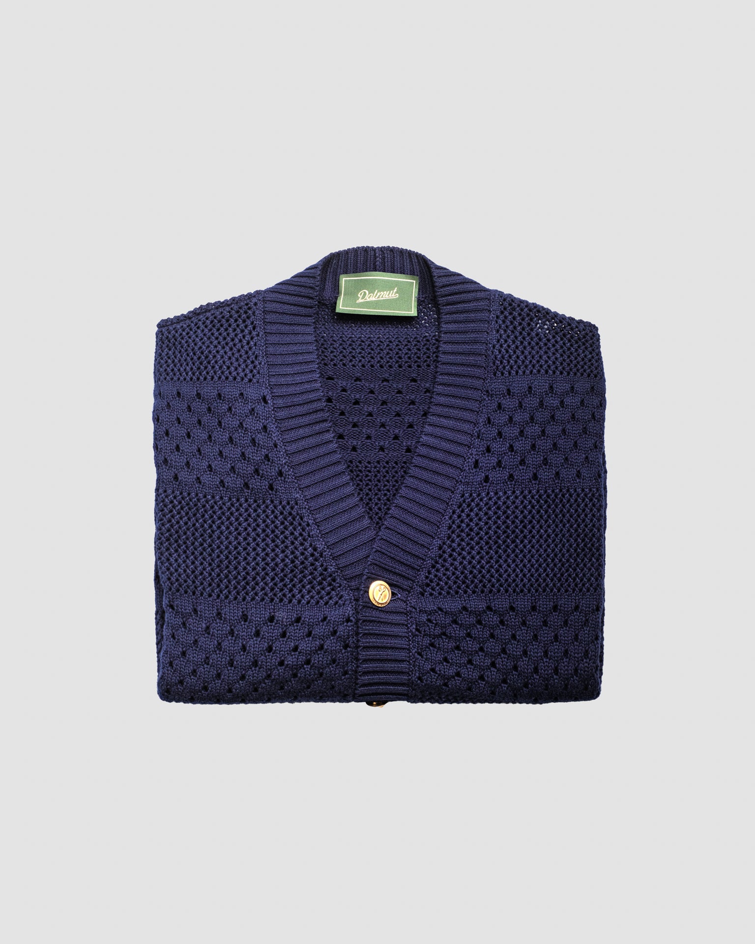 BD Cardigan Crochet Navy Blu