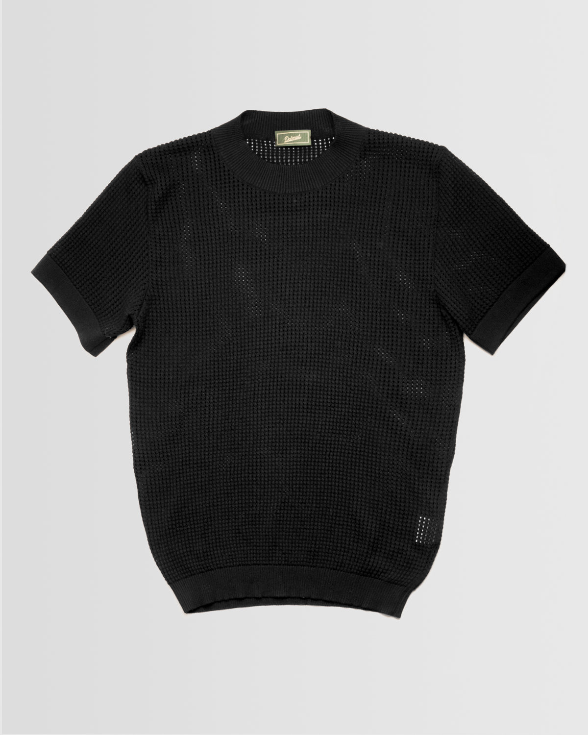 T-Shirt Crochet Nero