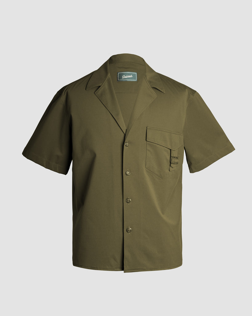Camicia Board Jersey Verde Army