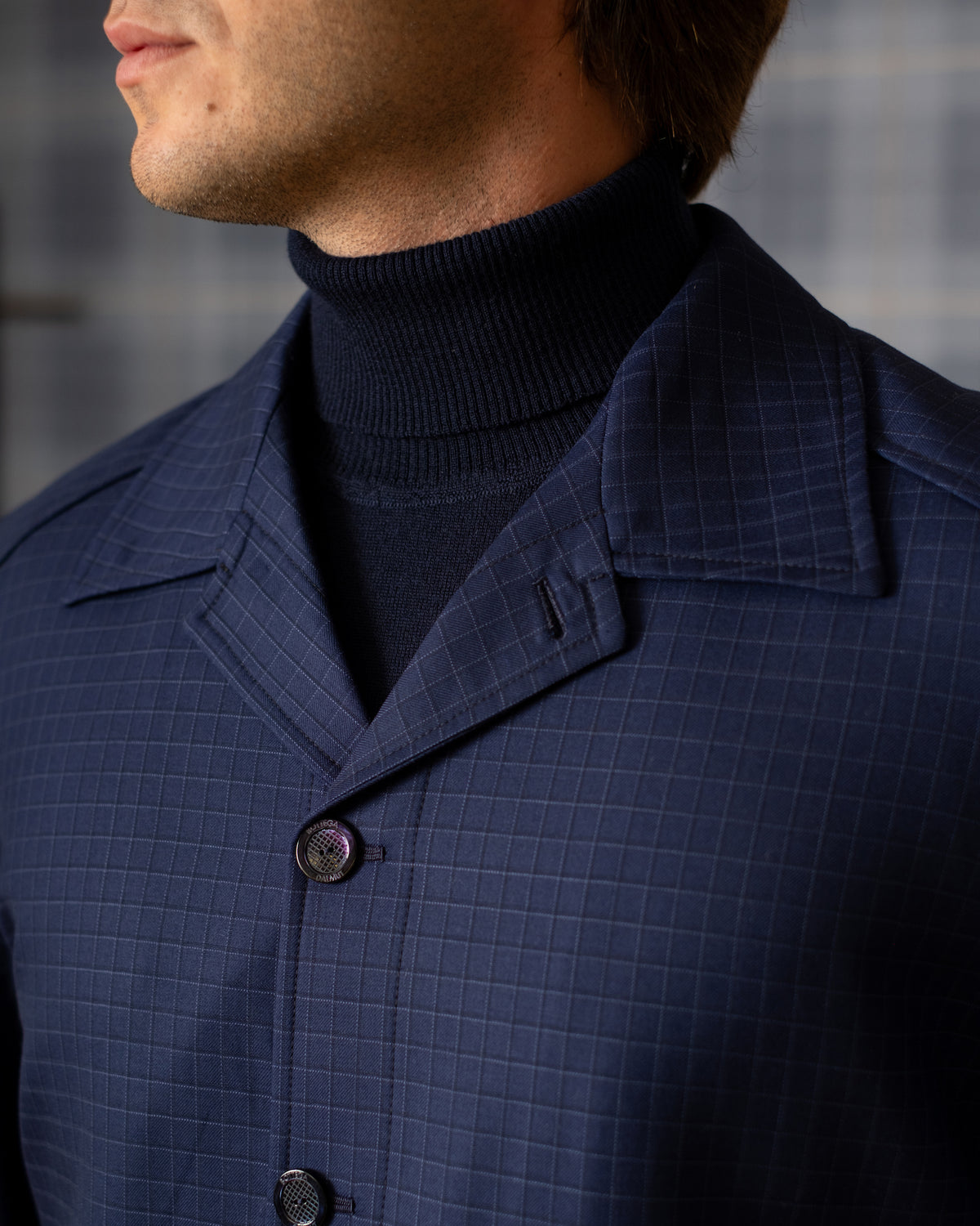 Board Jacket Quadretti Blu, Bottega Dalmut, foto 4